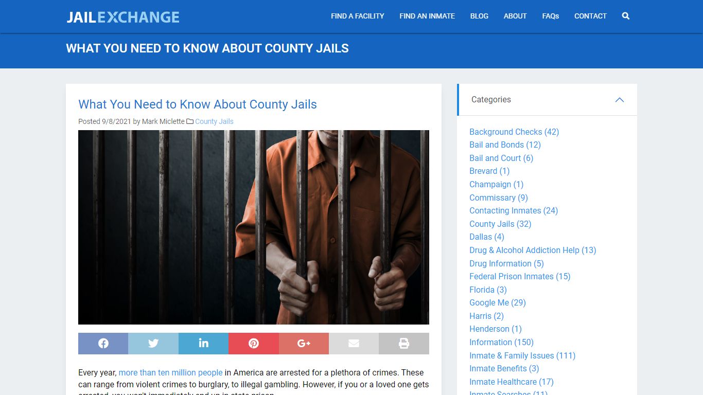 What You Need to Know About County Jails | JailExchange